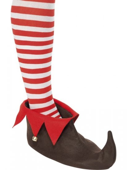 Brown And Red Elf Shoes - Click Image to Close