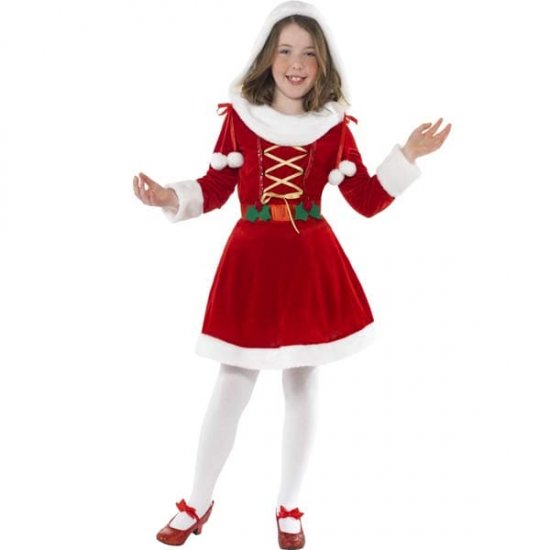 Little Miss Santa Fancy Dress Costumes - Click Image to Close