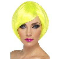 Neon Yellow Babe Wigs