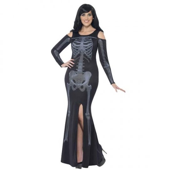 Curves Skeleton Halloween Costumes - Click Image to Close