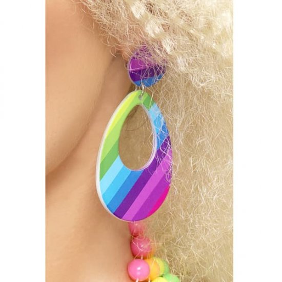 80's Teardrop Earring - Click Image to Close