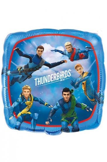 18" Thunderbirds Foil Balloons - Click Image to Close