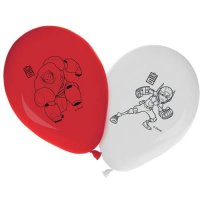11" Big Hero 6 Printed Latex Balloons 8pk