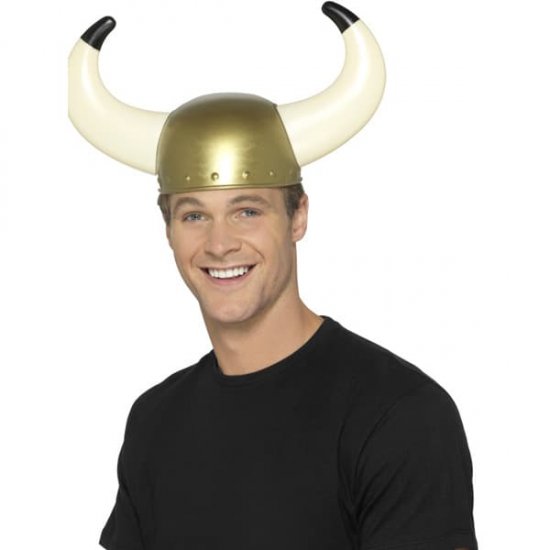 Gold Viking Helmet - Click Image to Close