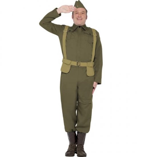 WW2 Home Guard Private Costumes - Click Image to Close