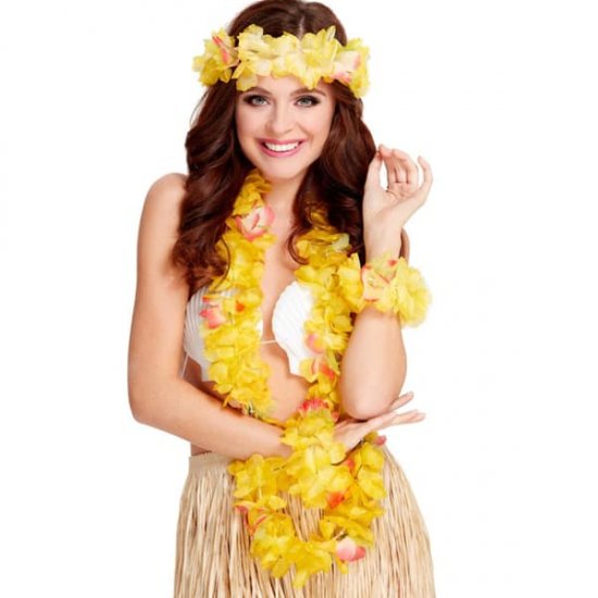 Yellow Hawaiian Sets - Click Image to Close