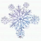 Prismatic Snowflake Cluster Supershape Balloons - Click Image to Close