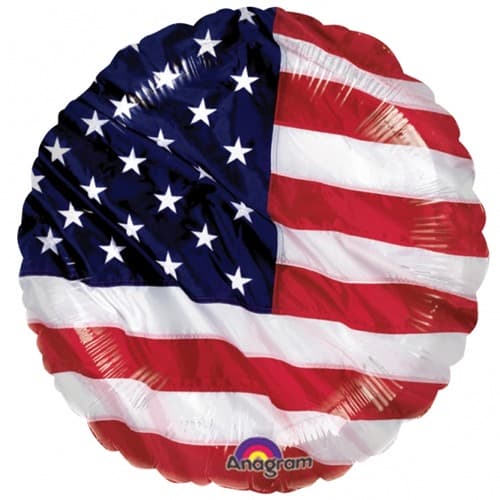 18" American Flying Colours Foil Balloons - Click Image to Close