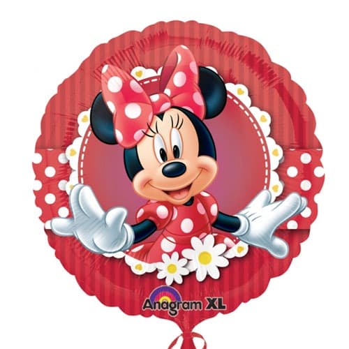 18" Mad About Minnie Foil Balloons - Click Image to Close