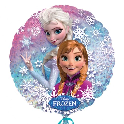 18" Frozen Holographic Foil Balloons - Click Image to Close