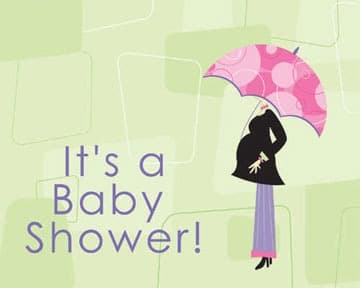 Mod Mum Baby Shower Invites x8 - Click Image to Close