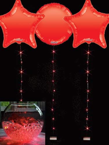 Red LED Light Garland - Click Image to Close