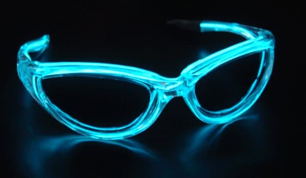 Atomic Wave Illuminated Sunglasses - Click Image to Close