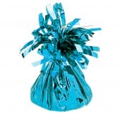 Amscan Light Blue Fringed Foil Weight - Click Image to Close