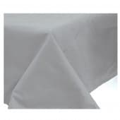 Silver Paper Tablecover 1pk - Click Image to Close