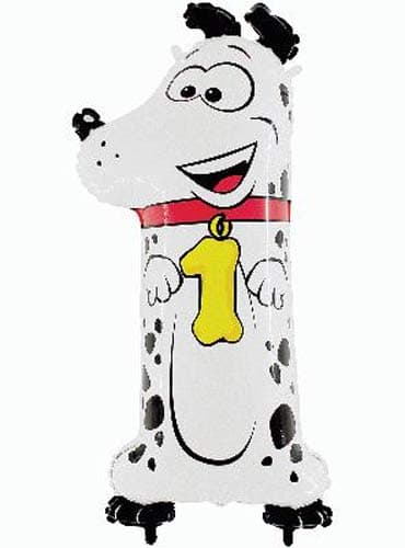 Oaktree Number 1 Dog Zooloons Balloons - Click Image to Close