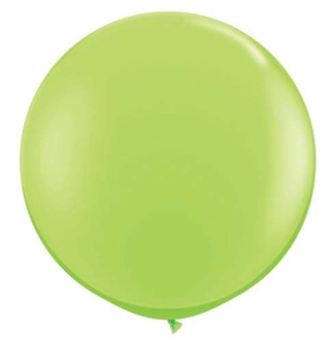 3ft Metallic Lime Green Giant Latex Balloons - Click Image to Close