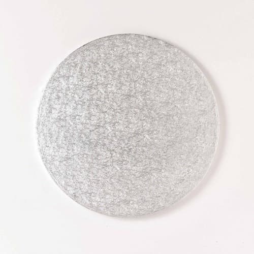 8 Inch Round Embossed Cake Board x1 - Click Image to Close
