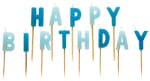 Happy Birthday Blue Candles