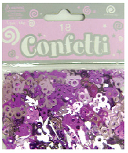 Pink Shimmer 18 Metallic Confetti - Click Image to Close