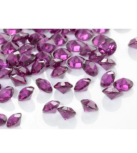 Burgundy Tiny Table Diamantes 30g - Click Image to Close