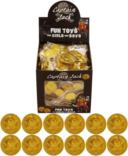 Gold Pirate Coins - Click Image to Close