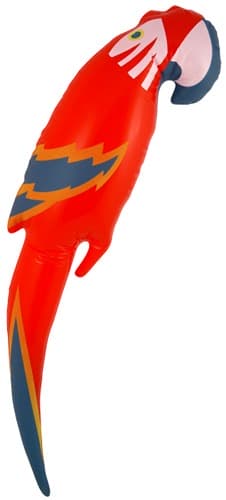 Inflatable Parrot 75cm - Click Image to Close