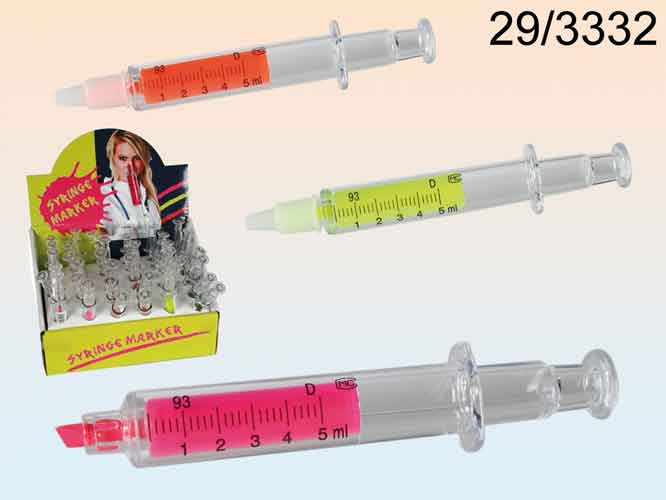 Syringe Marker Pens x36 - Click Image to Close