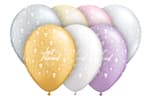 Qualatex 11 inch Just Married Latex Balloons 100ct