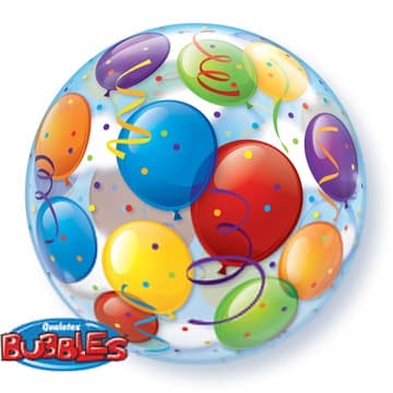 22" Balloons Single Bubble Balloons - Click Image to Close
