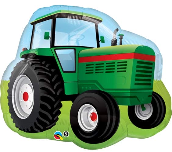 Farm Tractor Shape Balloons - Click Image to Close