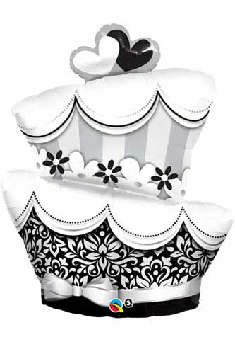 Fun And Fabulous Wedding Cake Shape Balloons - Click Image to Close
