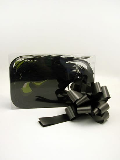 2 Inch Black Pull Bows x20 - Click Image to Close