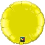 Qualatex Citrine Yellow Round Microfoil Balloon
