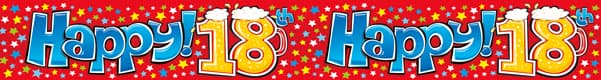 9ft Banner 18th Birthday Beer