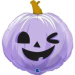 Pastel Lavender Foil Balloons Halloween Decor
