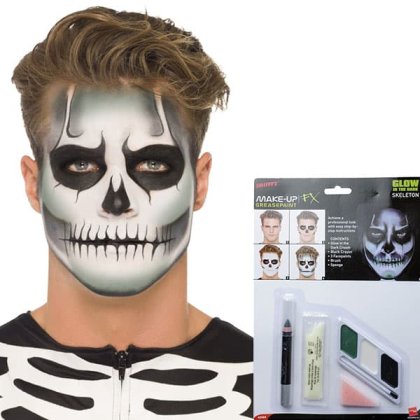 Halloween Skeleton Make Up Kit