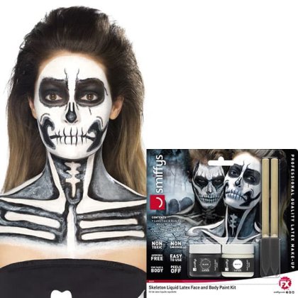 Halloween Skeleton Make Up Kit