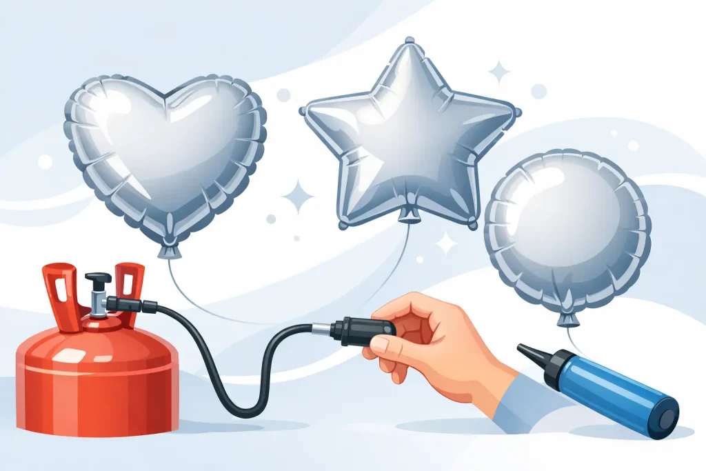 How to Inflate Foil Balloons Properly