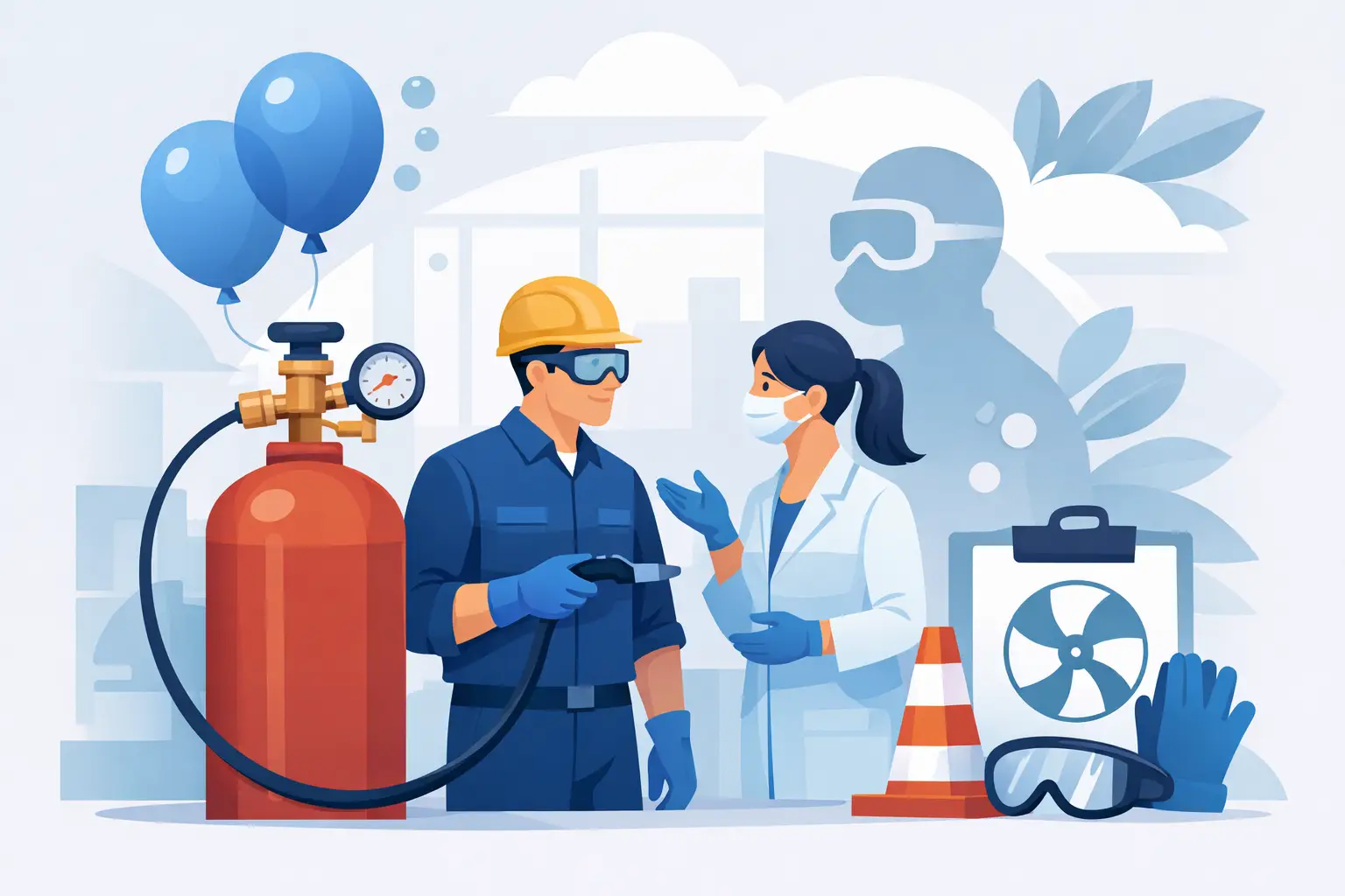 How to Use Helium Safely at Work