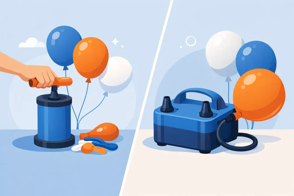 Manual vs electric balloon pumps
