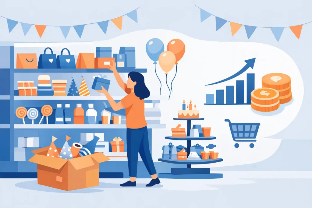 How to Stock Party Shop Shelves Profitably
