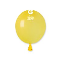 5" Yellow Latex Balloons 50pk