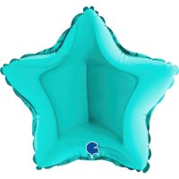 9" Grabo Tiffany Plain Star Air Fill Balloons