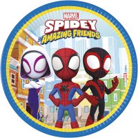 Spidey And His Amazing Friends Paper Plates 8pk