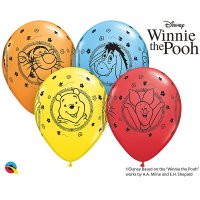 11" Winnie The Pooh Characters Latex Balloons 25pk