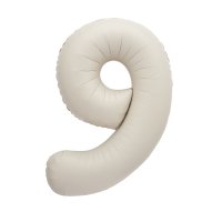 34" Nude Matte Number 9 Supershape Balloons