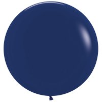 24" Fashion Navy Blue Latex Balloons 3pk