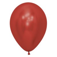18" Reflex Crystal Red Latex Balloons 15pk