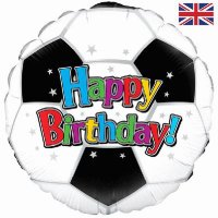 18" Football Happy Birthday Foil Balloons